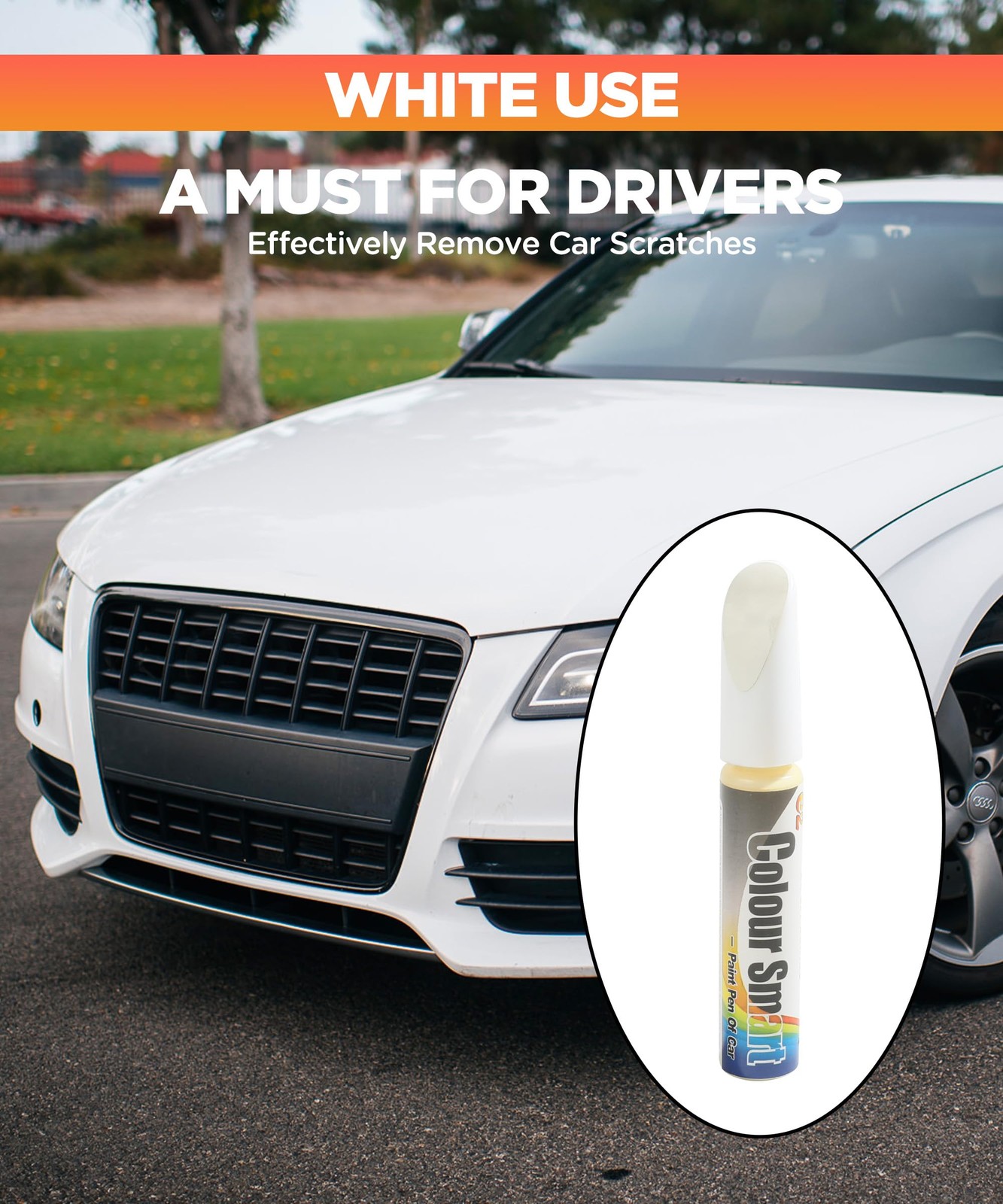 AOCISKA Car Scratch Remover,Car Paint 0.04 Ounce (Pack of 1), White