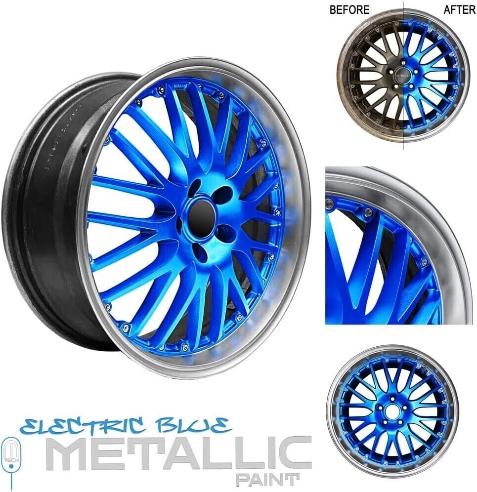 E-TECH Metallic Paint Electric Blue 400ml Multi-Purpose Interior & Exterior DIY