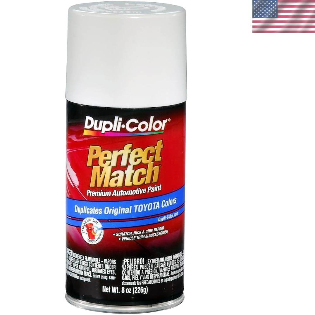 II Toyota Exact-Match Automotive Paint – Aerosol White 8 oz.
