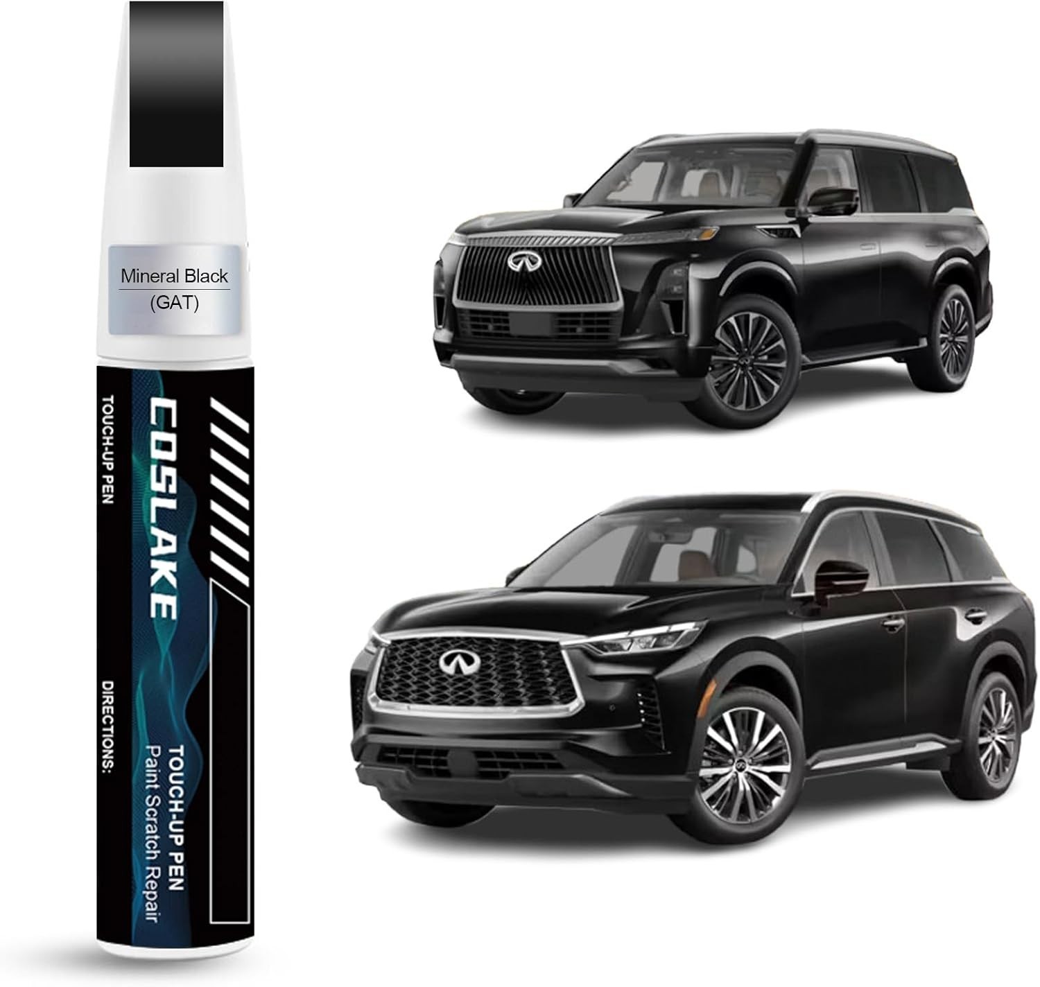 Touch Up Paint for Infiniti QX60/QX80 2025 Mineral Black GAT Pen