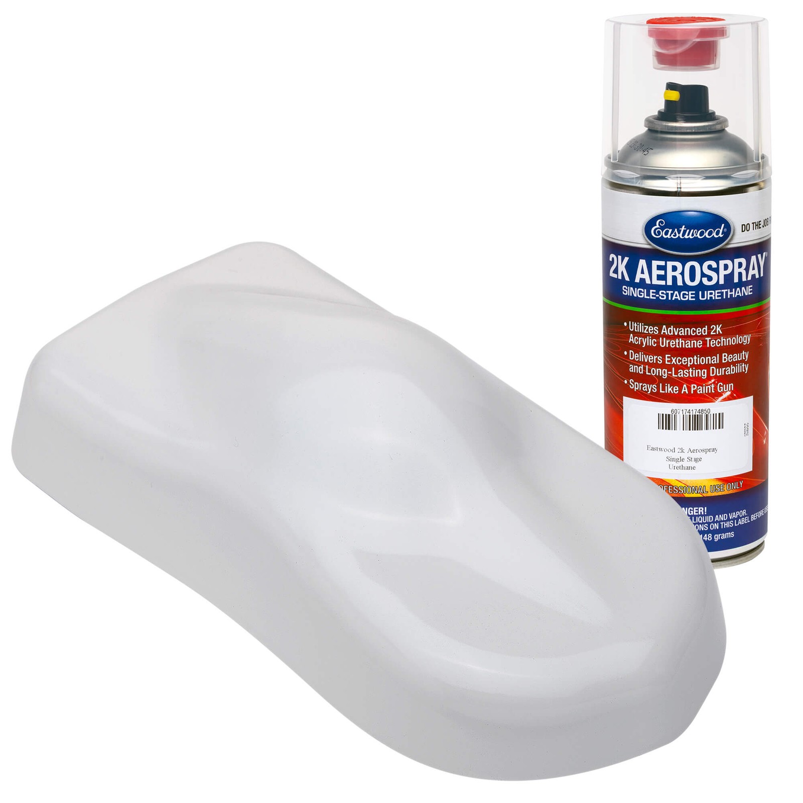 Eastwood 2k Aerospray GM White (Code 40) Single Stage Urethane Automotive Paint