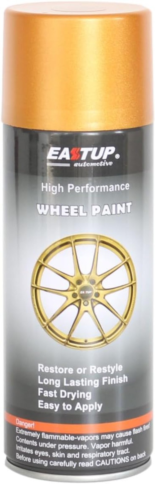 Maya Orange Gold Wheel Paint Acrylic Enamel Rim Coating Spray