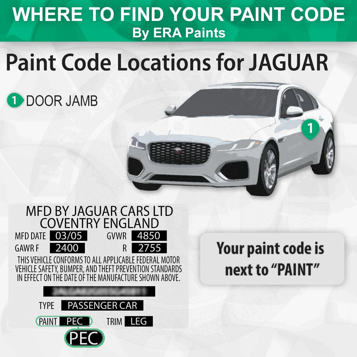 JAGUAR EDF/2020 – Jupiter Red Mica OEM Match Touch Up Spray Paint Kits