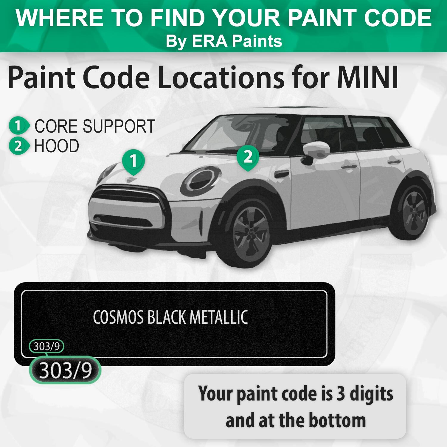MINI B30 – Reef Blue Metallic OEM Match Touch Up Spray Paint Kits