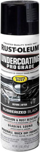248656 Professional Grade Rubberized Undercoating Spray, 15 Oz, Black