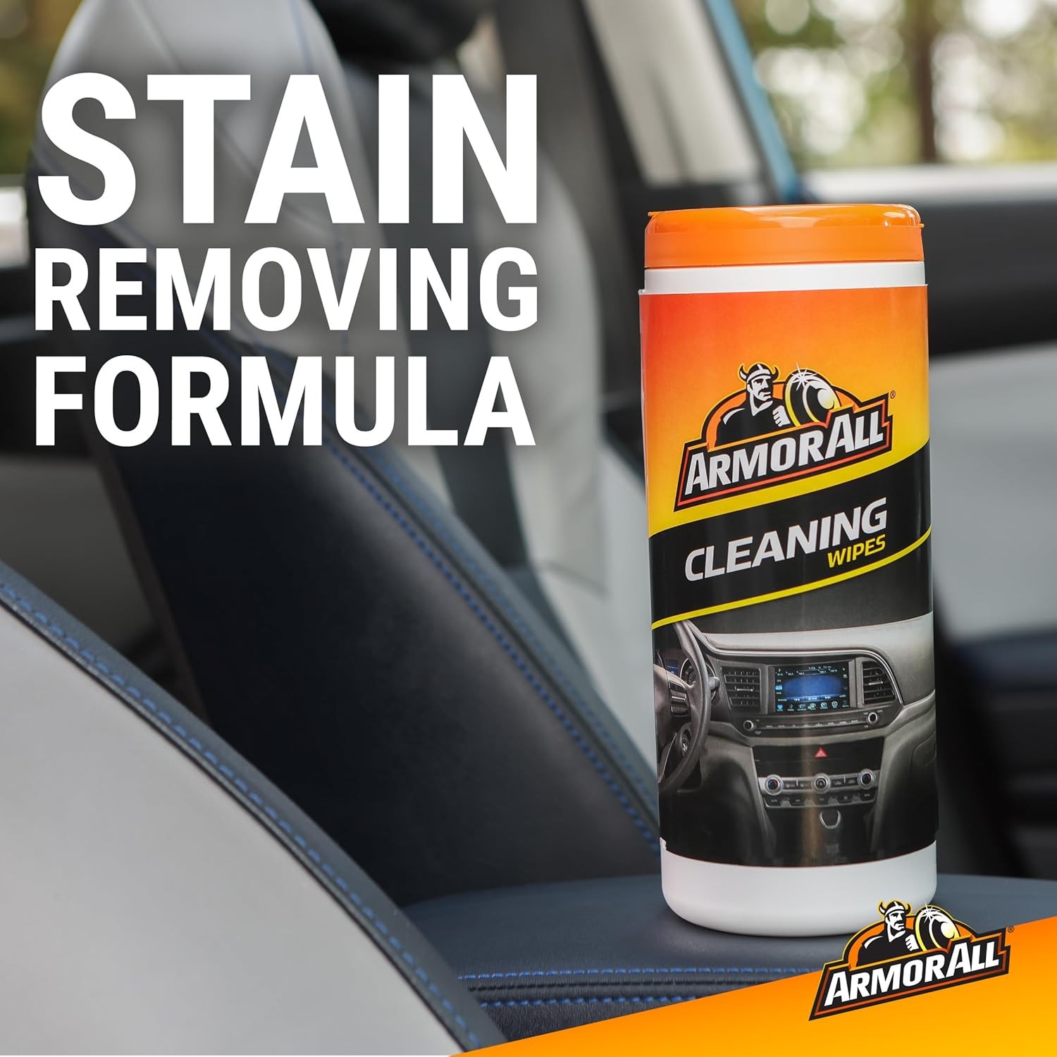 Armor All Car Cleaning Wipes, Wipes for Interior and Exterior, 90…