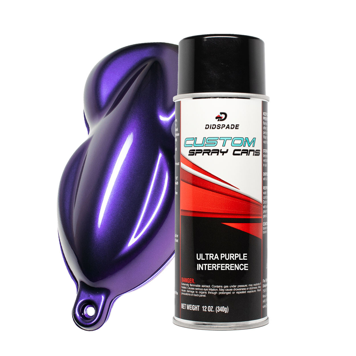 Ultra Purple Interference Pearl Spray Paint – Ghost Pearl Spray Paint 12oz