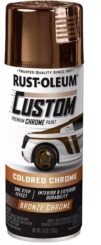 Rust-Oleum Automotive Custom Chrome Spray Paint Choose color (Silver,Bronze)