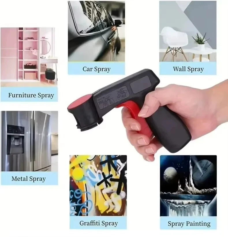 Spray Gun Pistol Grip Aerosol Paint Bottle Trigger Handle Spray Gun UK