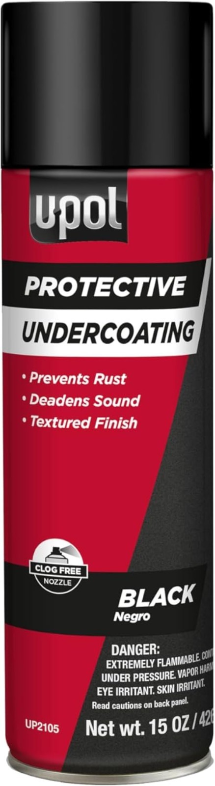 15 oz Black Undercoating Spray – Rustproof & Textured Vehicle Protection