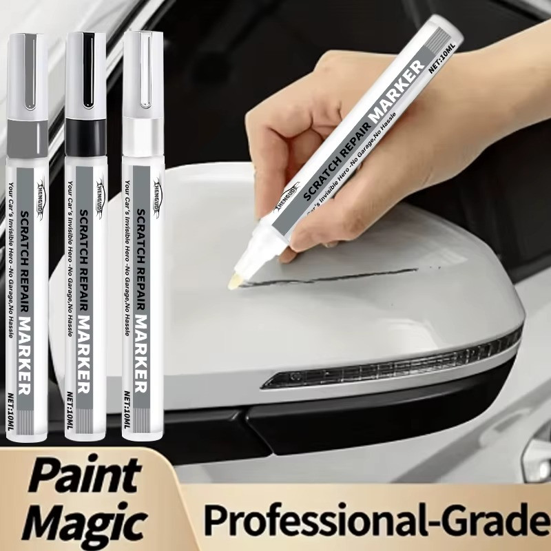 Car Scratch Repair Pen, Auto Paint Touch Up Marker for Door & Trim Repair