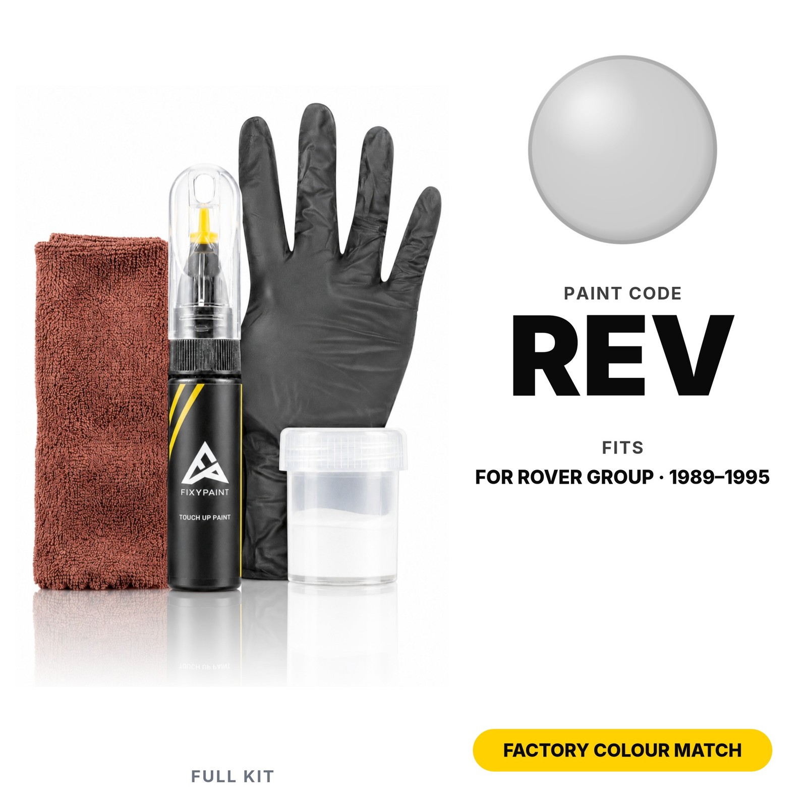 Touch Up Paint For Rover Group REV Full Kit Factory Colour Match