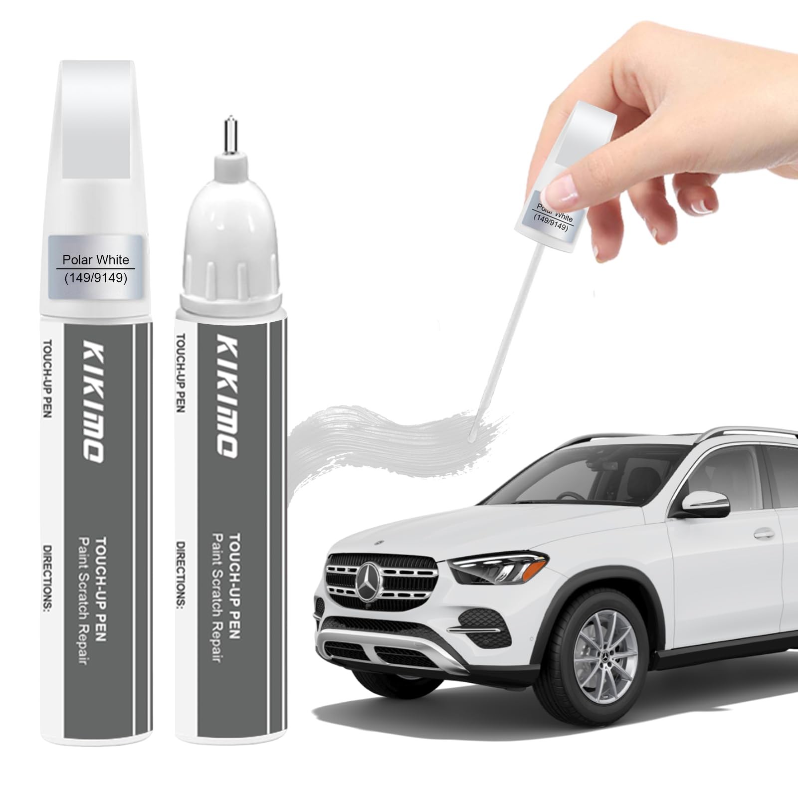 Touch Up Paint Kit For Mercedes Benz 149 9149 Polar White Scratch Repair Kit
