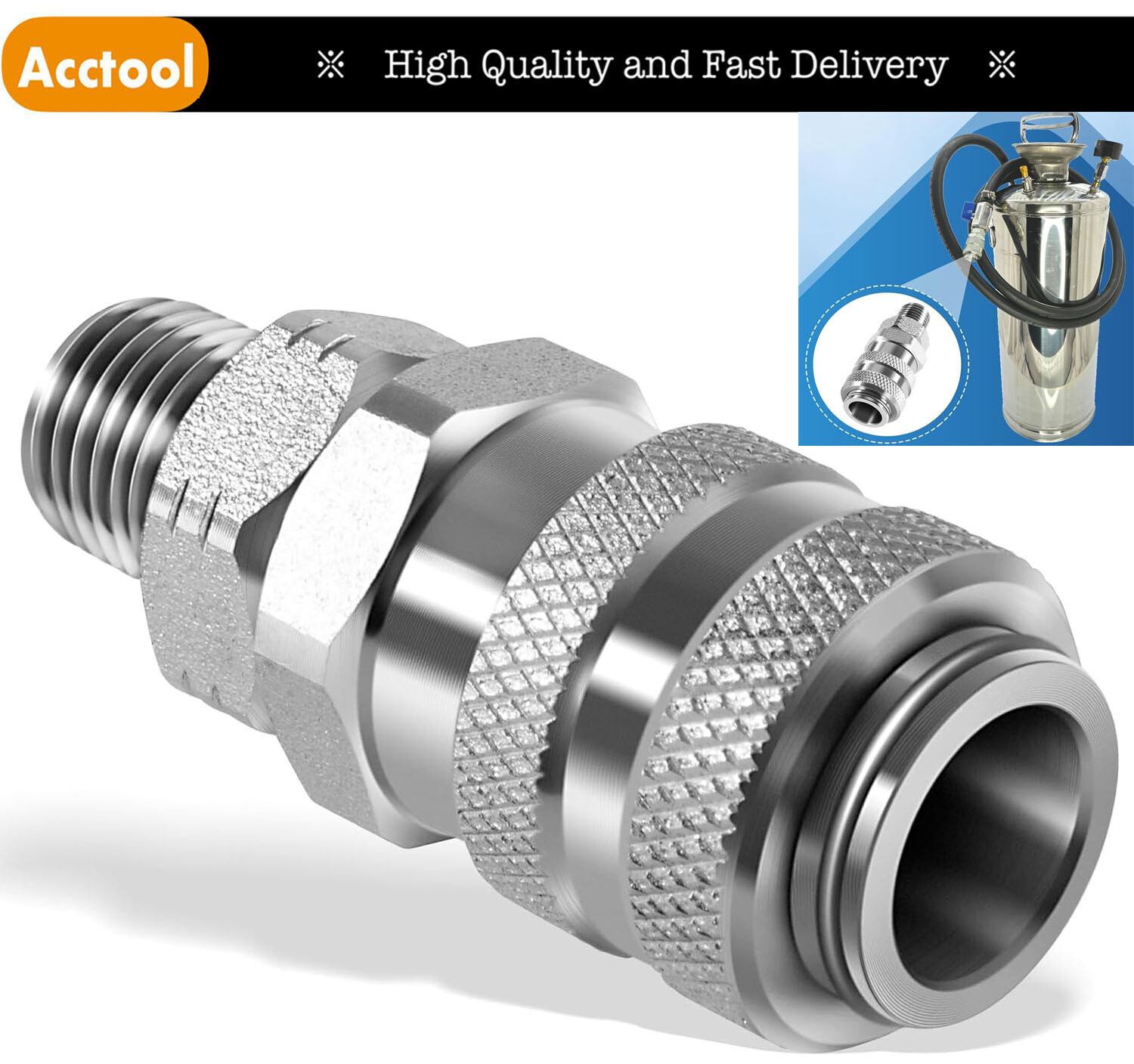 For OTC 5869-1 & J-47912-QC Fuel System Coupler Fitting Tool For Detroit Cummins