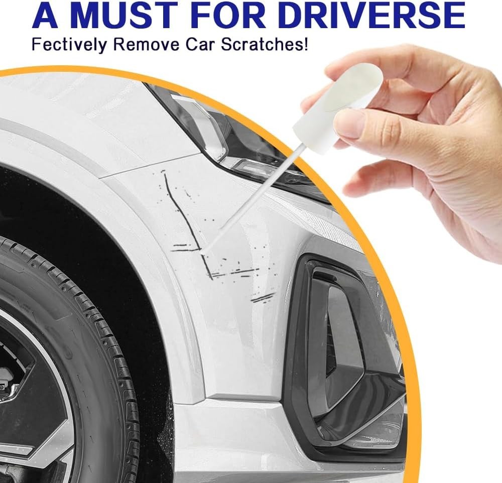 Car Touch Up Paint Pen 0.04 Ounce White For Minor Scratches Auto Repair