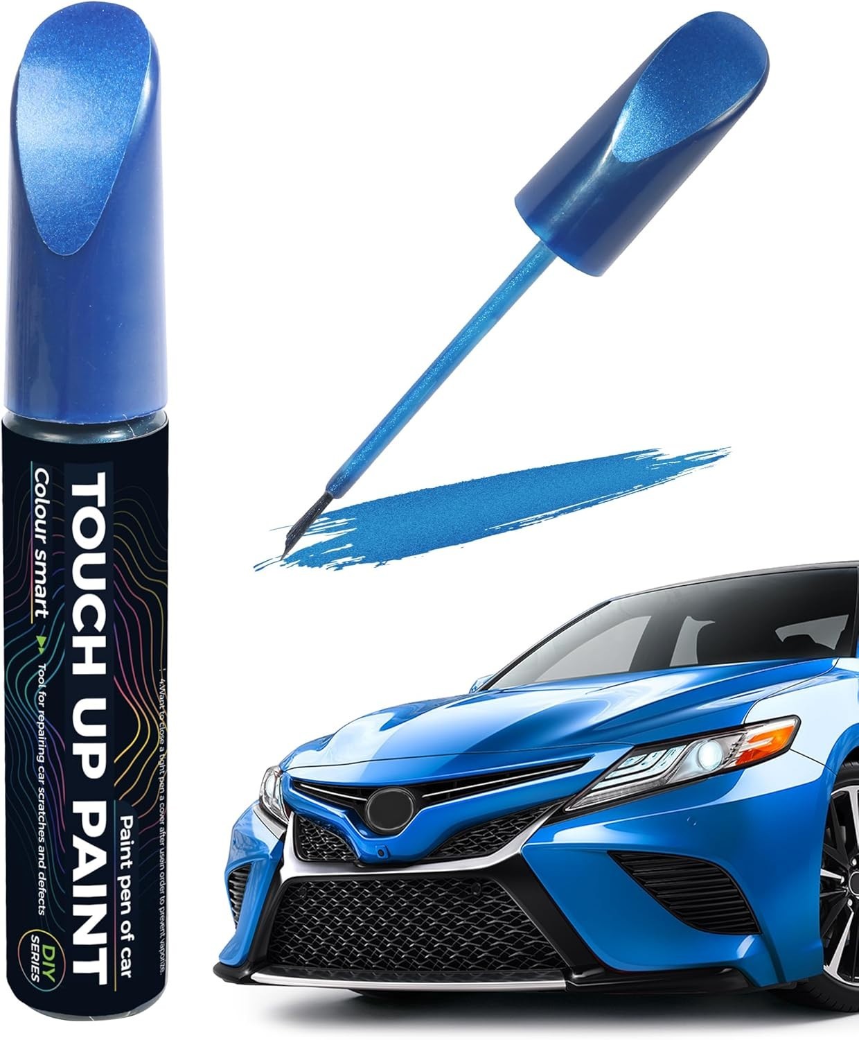 Automotive Touch Up Paint Pen 12ml Blue Waterproof Scratch Repair for Cars