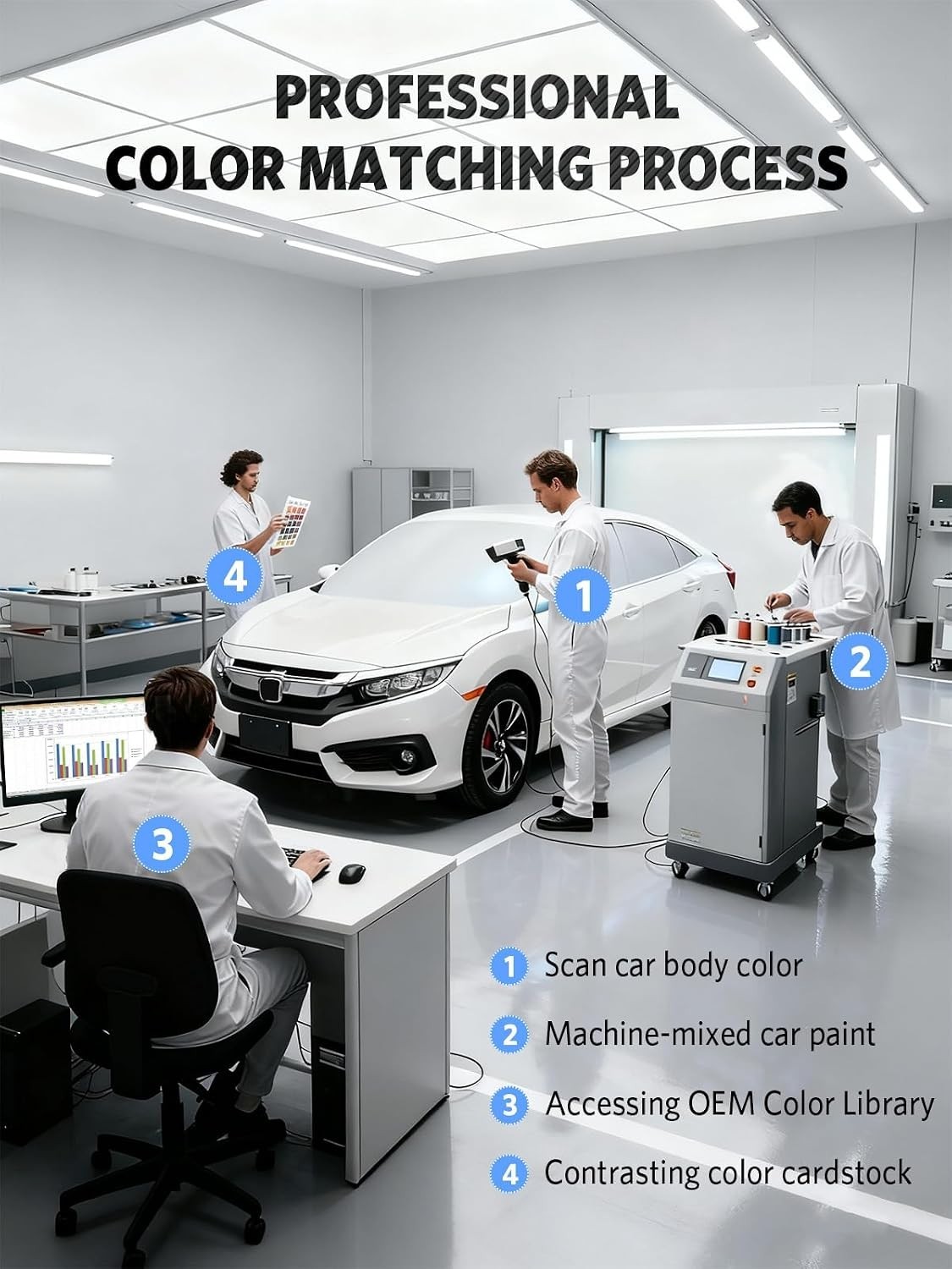 2-in-1 Daytona Gray Pearl Touch Up Paint Pen for Audi – Fast-Drying Repair