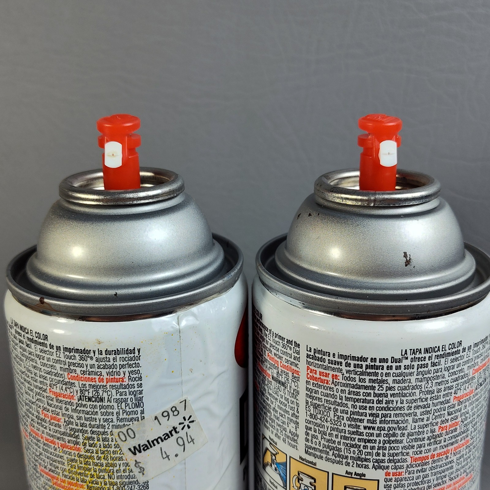 Krylon Dual Paint & Primer Gloss Leather Brown 88123 Indoor/Outdoor 2 Pack