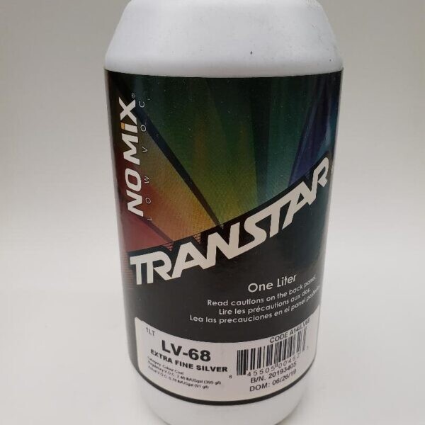 Transtar LV68 Extra Fine Silver – No Mix Automotive Paint Toner – 1 Liter