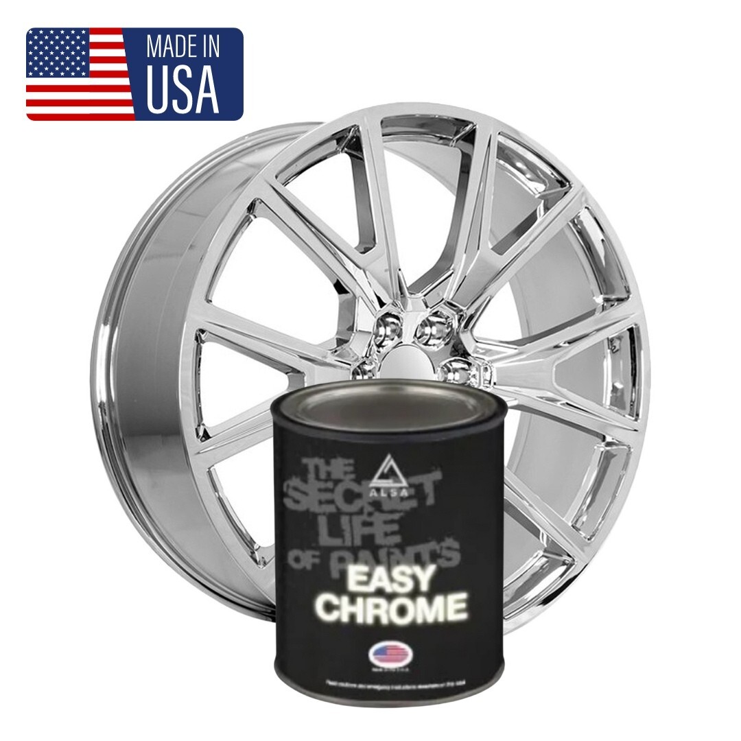 Genuine Alsa Chrome Paint -1 Gallon – 2000 sq ft of chrome
