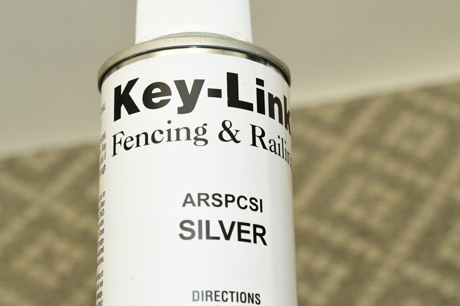 SILVER Touch-Up Spray Paint for Key-Link Railing Fencing ARSPCSI 4.5 oz Can