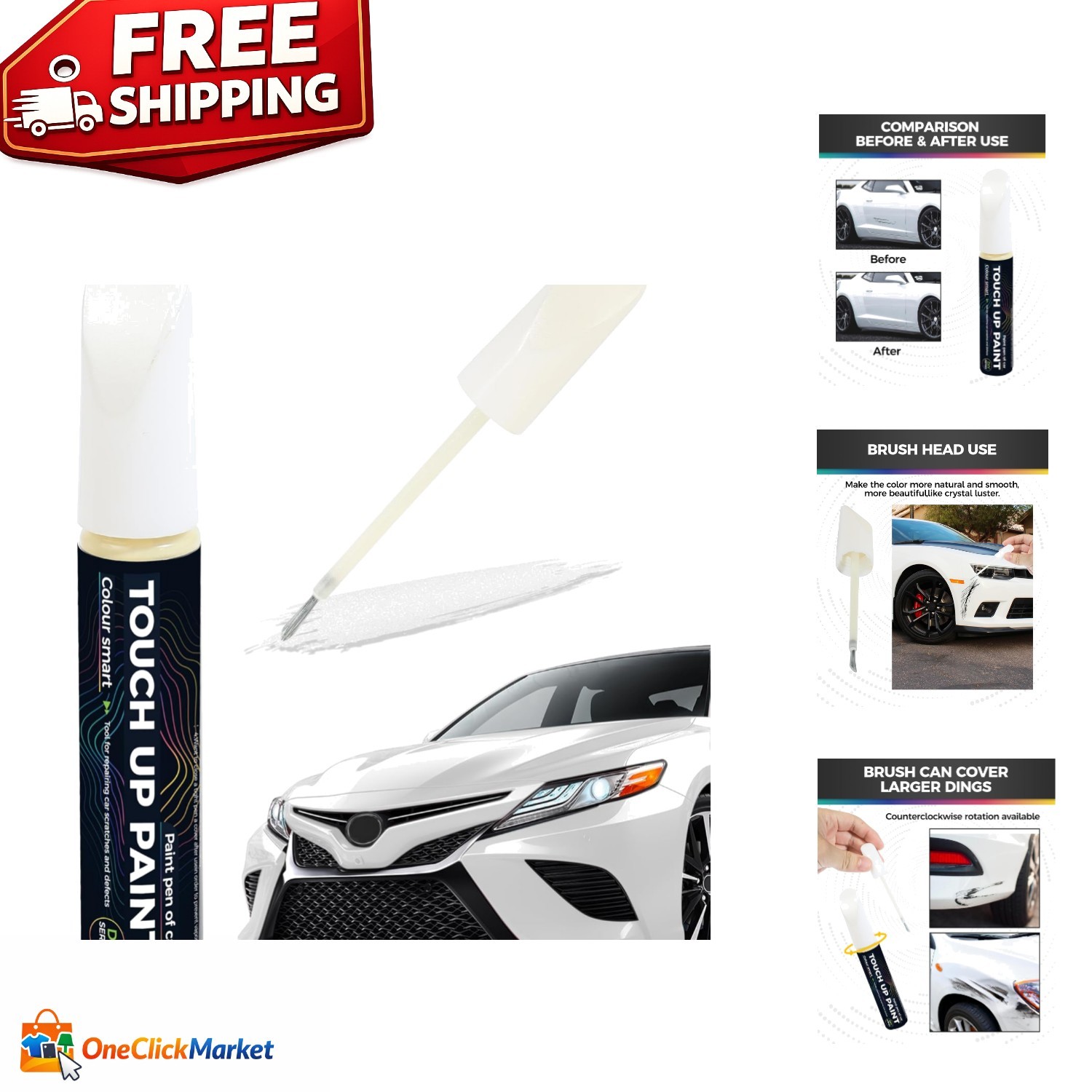 Multi-Color Car Paint Pen – Fast, Waterproof Scratch Repair for Metal Surfaces