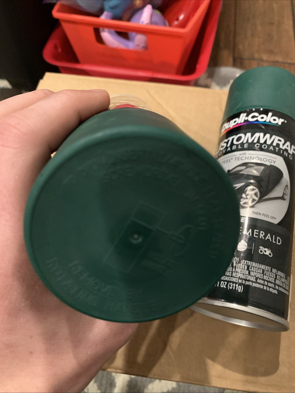 2 Cans Dupli-Color Custom Wrap Removable Coating Ez Peel Matte Midnight Emerald