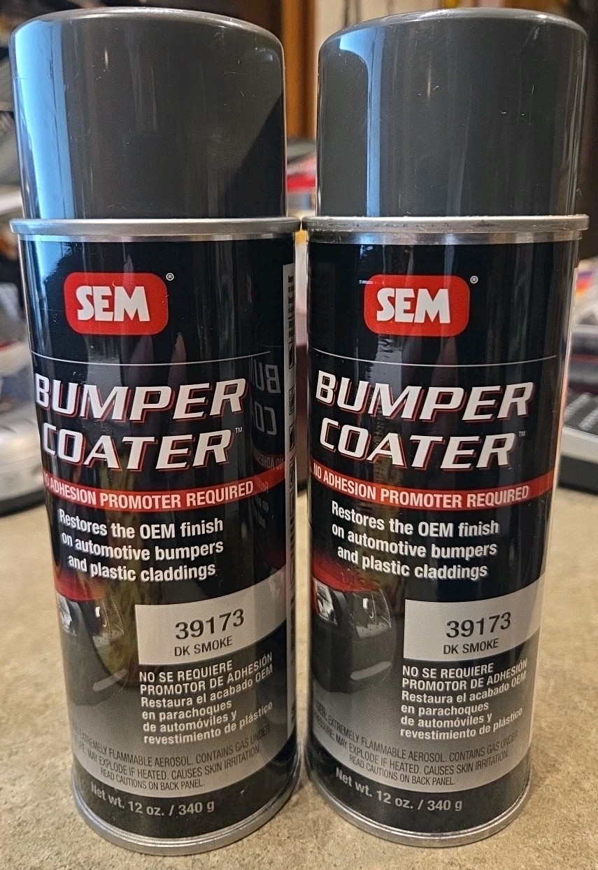 SEM Bumper Coat 39173 DK Smoke 2cans 12oz Ea. NEW