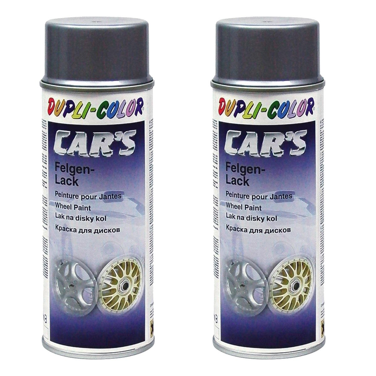 Duplicolor Car’s Rallye Paint Alloy Wheels Silver 2x 400ml => 800ml