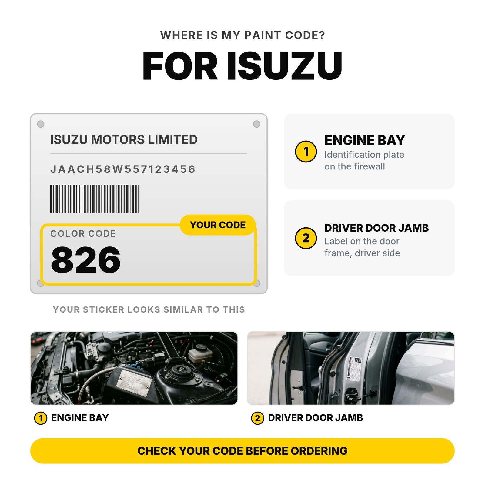 Touch Up Paint For Isuzu 767 Gold Kit Original Colour Match Auto Body Touch Up