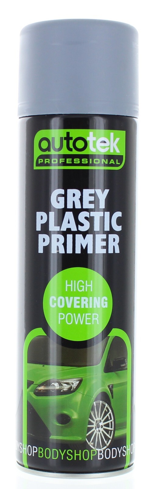 6x 500ml AUTOTEK Professional Fast Drying Grey Plastic Primer Spray Aerosol+G+M