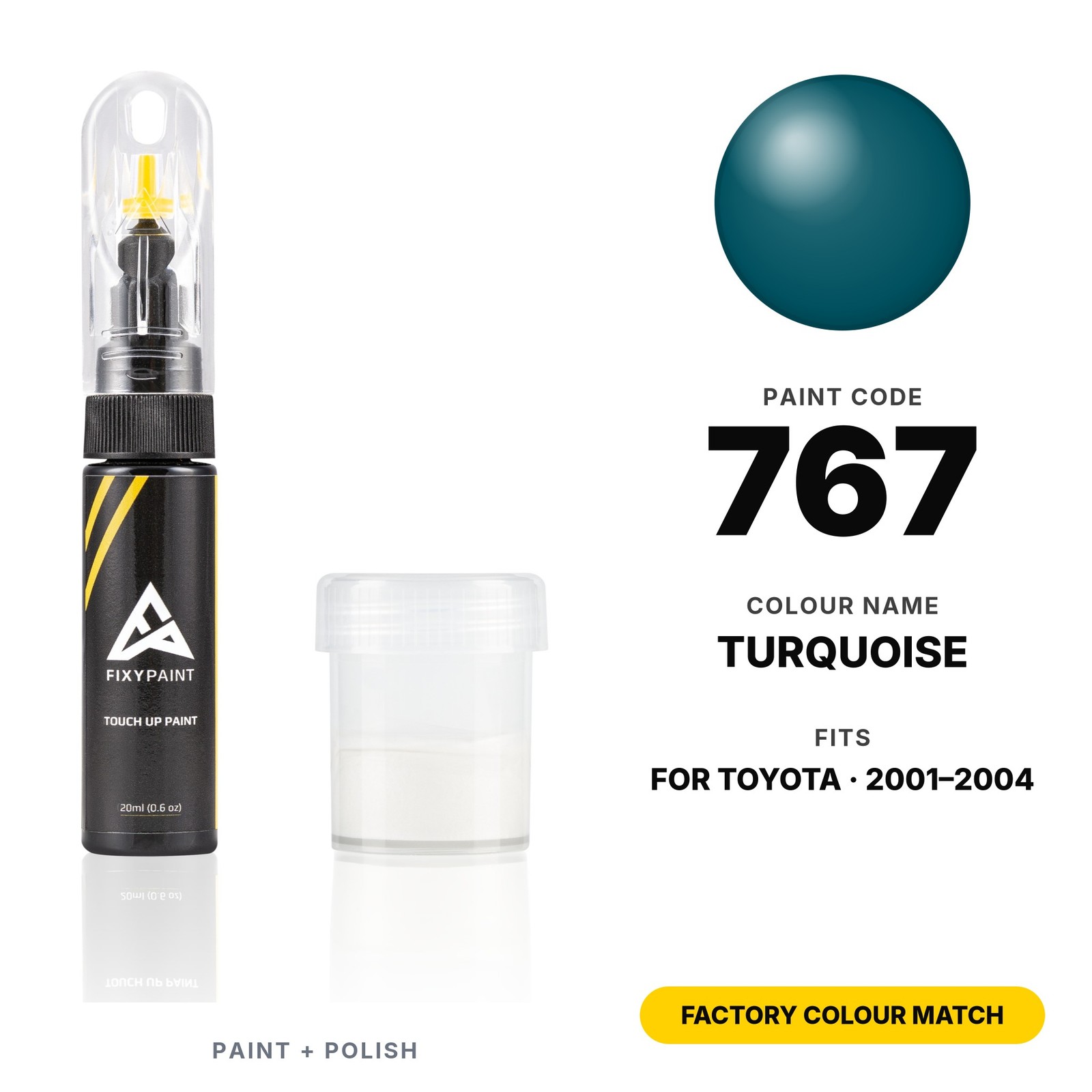 Touch Up Paint For Toyota 767 Turquoise Set Panel Touch Up Paint Kit