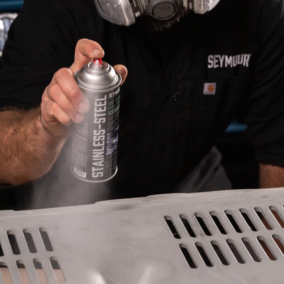 Seymour 16-54 Stainless-Blast Automotive Stainless Steel Spray Paint (13 oz)
