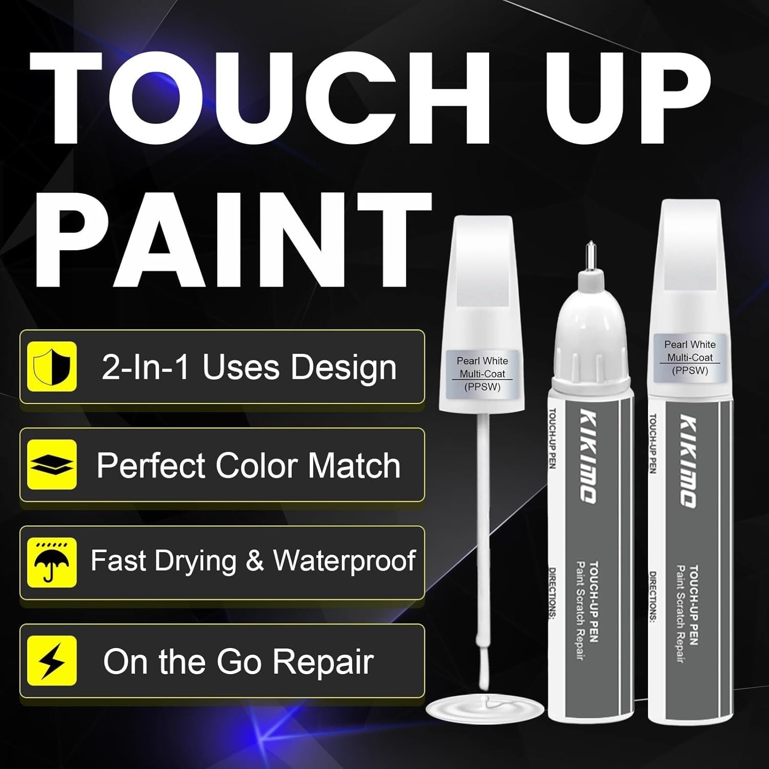 Ultra Red 2-in-1 Tesla Car Paint Repair Kit – Brush & Pen for Easy Application
