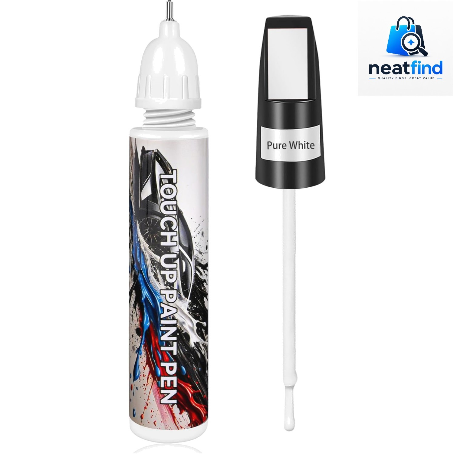 Touch Up Paint for Cars, White Car Paint Touch Up, Car Paint Scratch Repair, …