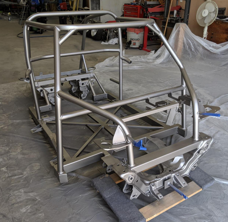 Stainless Steel Metallic Spray Paint Rust Protect Frame Chassis Restore Coating