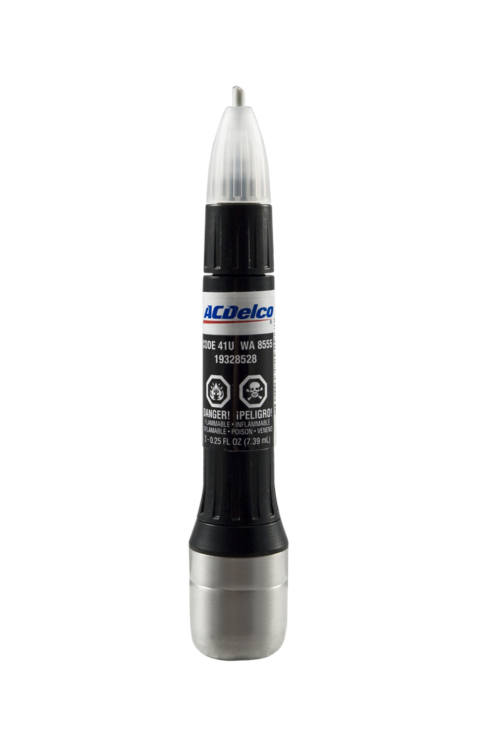 Touch Up Paint OEM Gloss Black 41 41U GBA WA8555 & Clear Coat Genuine GM ACDelco