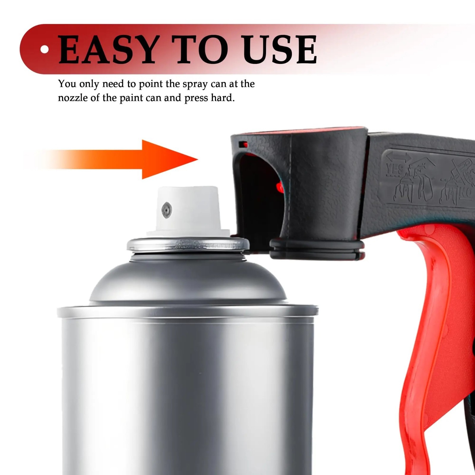Spray Gun Pistol Grip Aerosol Paint Bottle Trigger Handle Spray Gun