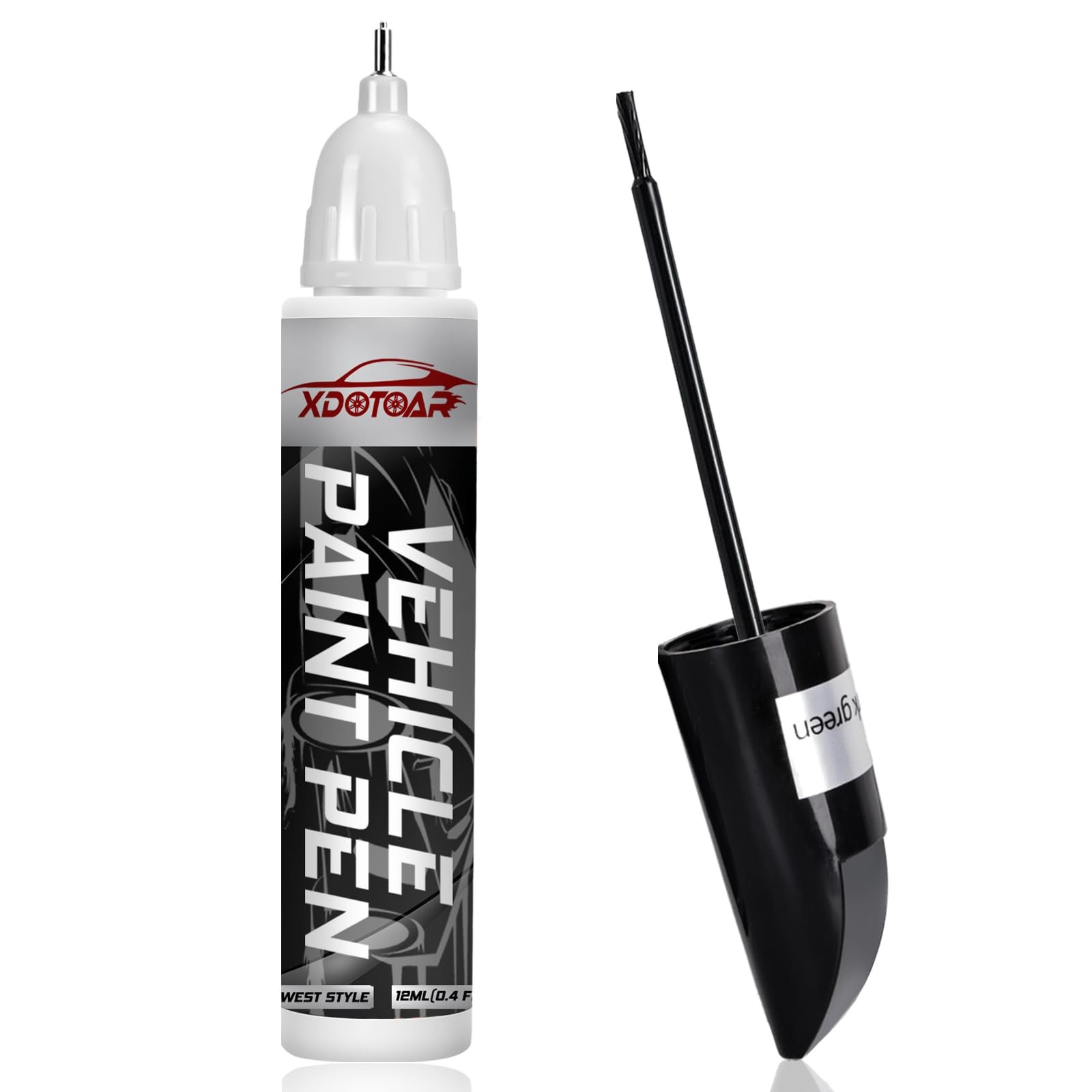Black Touch Up Paint for Cars, Color 0.4 Fl Oz (Pack of 1), Pure