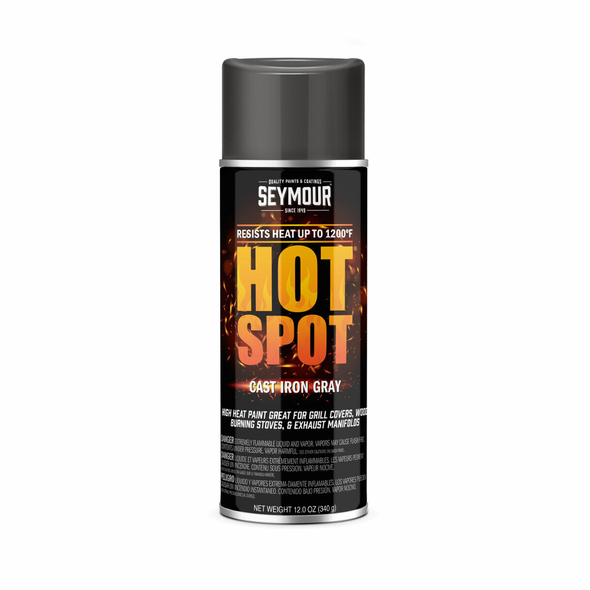 Seymour 16-2668 Hot Spot Cast Iron Gray (High Heat – 1200 F) 12 Oz