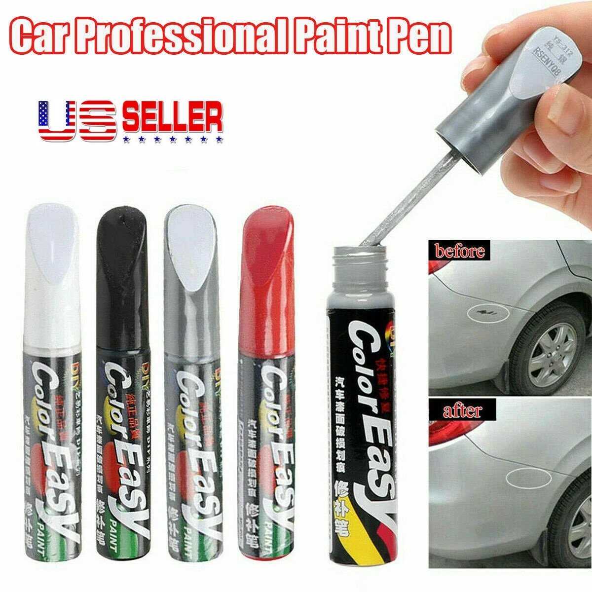 DIY Car Clear Scratch Remover Touch Up Pens Auto Paint Repair Art Color Easy USA