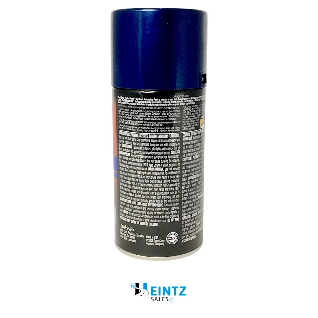 Duplicolor BTY1623 Perfect Match Toyota Dark Blue Pearl 8 oz Aerosol Code 8P4