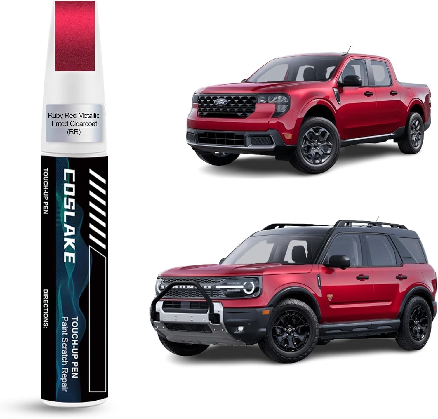 Professional Quality Ruby Red Touch Up Paint for Ford – 12ml Scratch Repair Kit