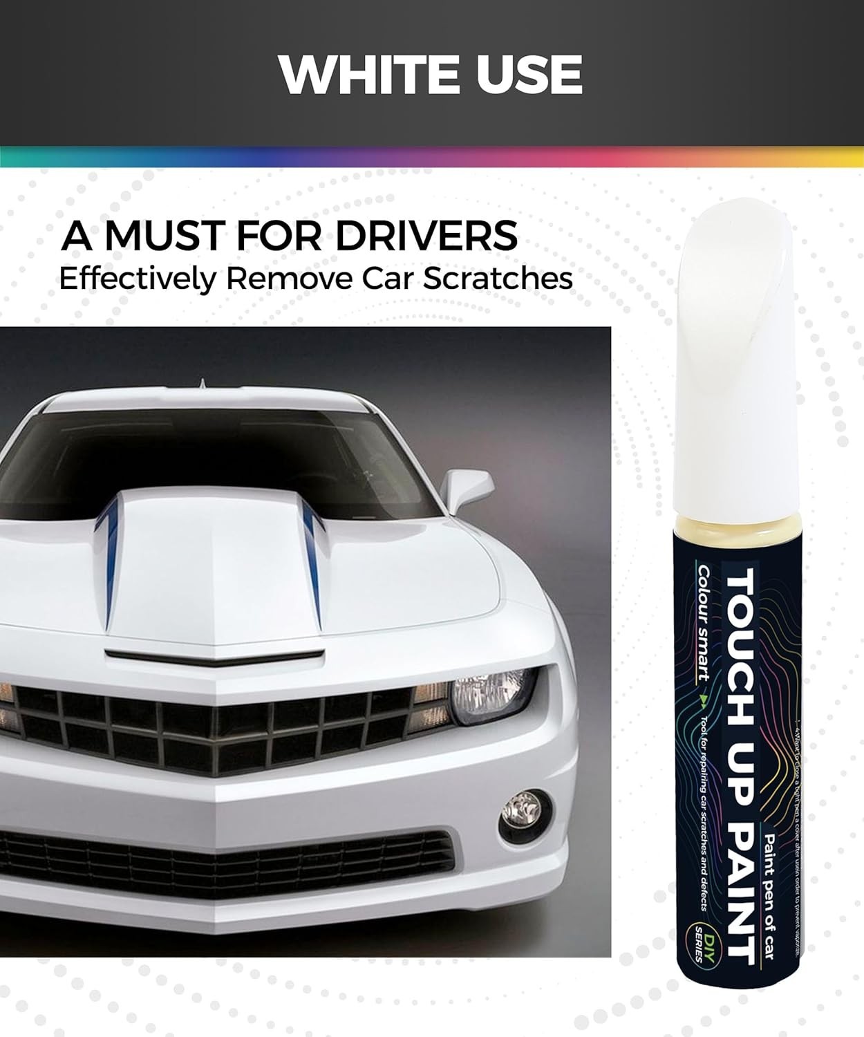 Multi-Color Car Paint Pen – Fast, Waterproof Scratch Repair for Metal Surfaces