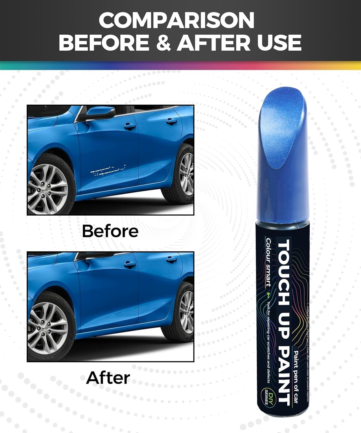 Touch Up Paint Pen,Touch Up Paint for Cars,Car Accessories Car Touch Up Paint…