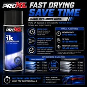 ProXL Basecoat Aerosol for 2019 Volkswagen Graphite Black LB7V, 9970