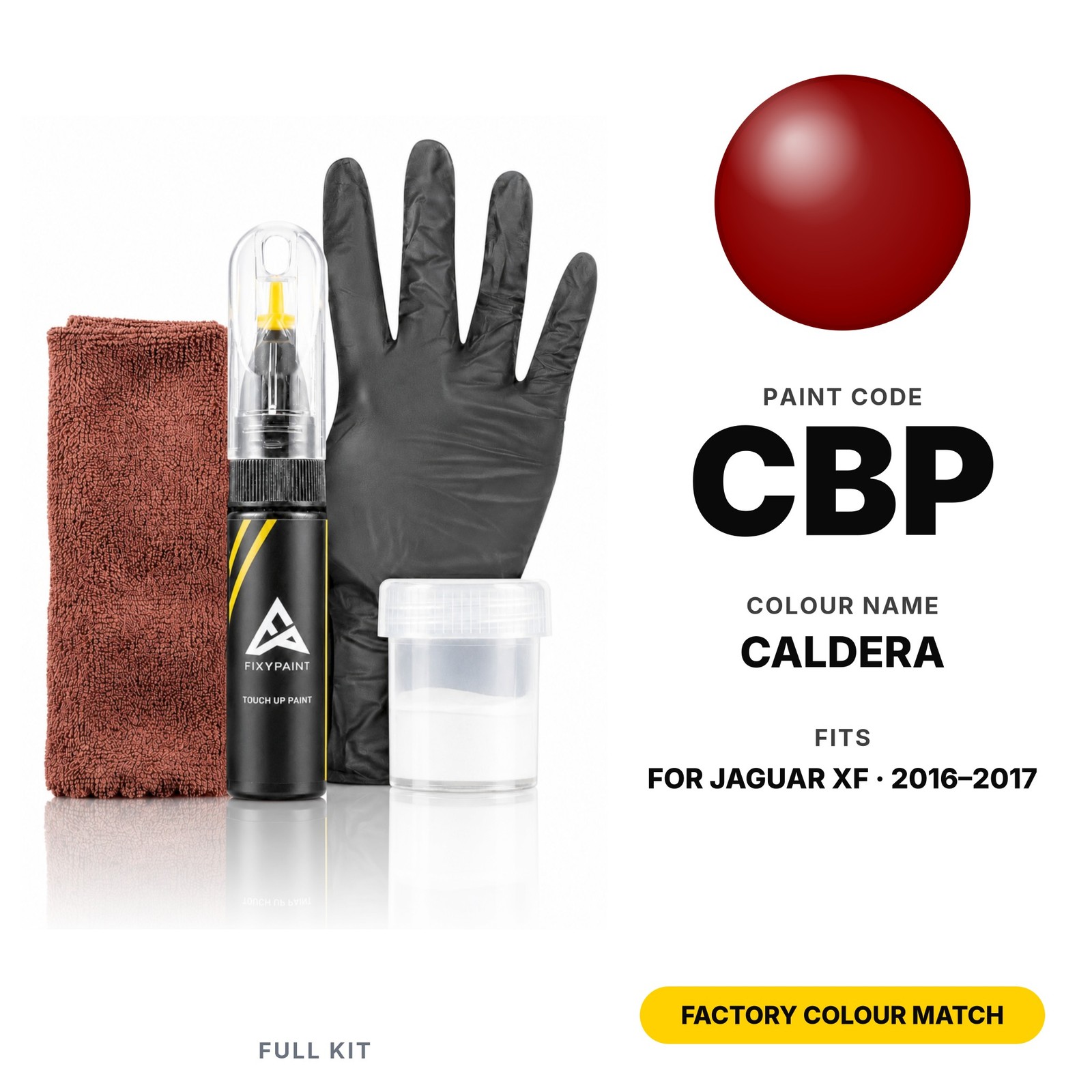Touch Up Paint For Jaguar XF CBP Caldera Full Kit Panel Chip Repair Touch Up