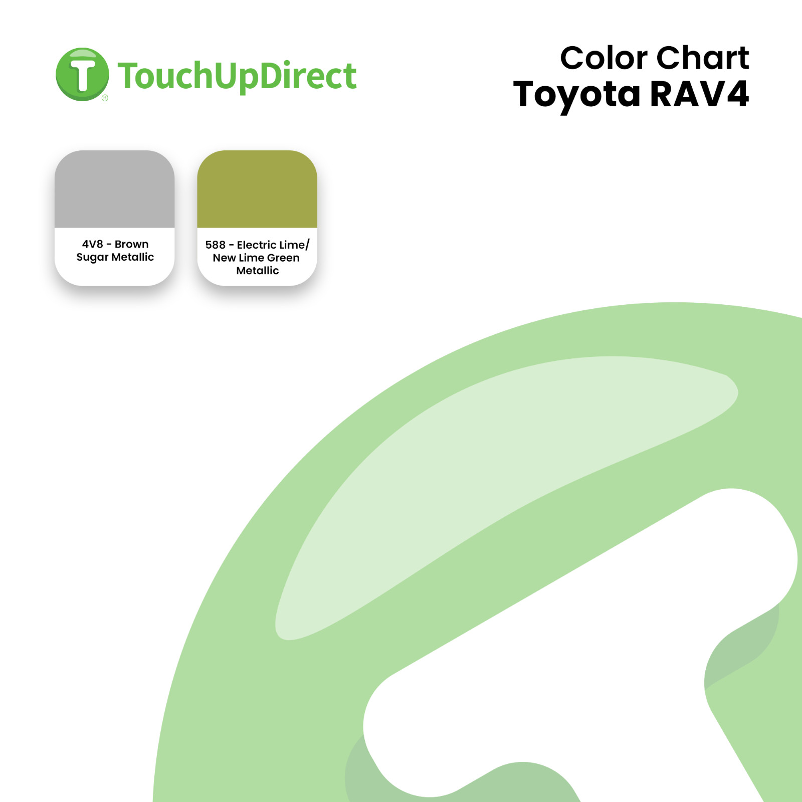 Toyota RAV4 Touch Up Paint – Automotive Spray Paint or Brush – Choose A Color
