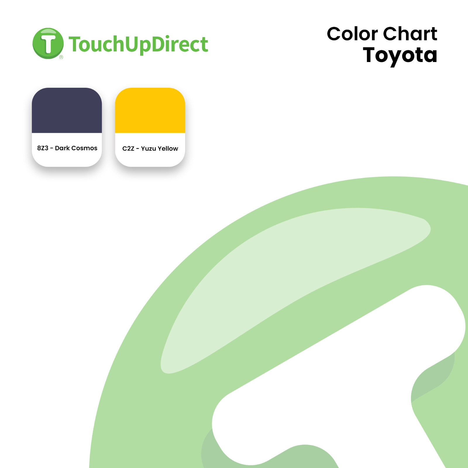 Toyota Touch Up Paint by TouchUpDirect – Brush or Spray Paint – Choose A Color