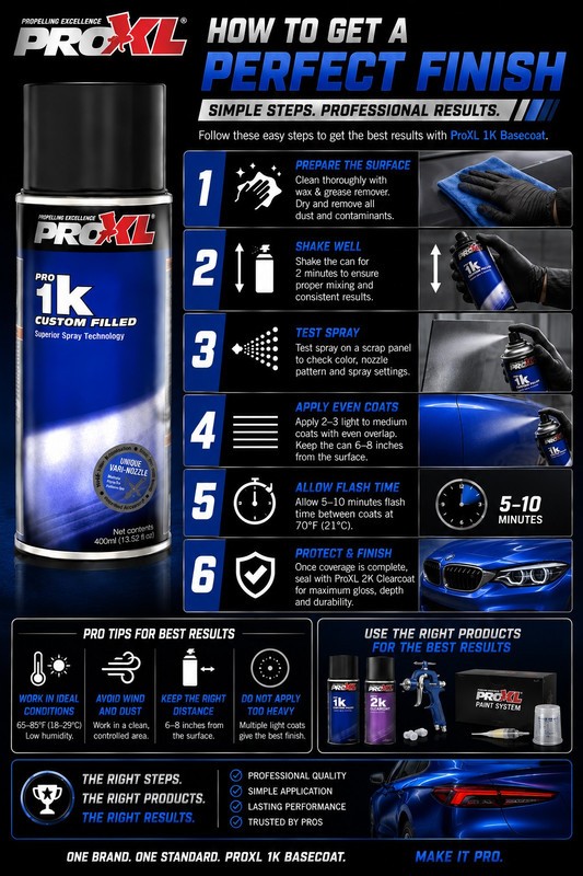 ProXL Basecoat Aerosol for 2006 Nissan Cloud White QM1
